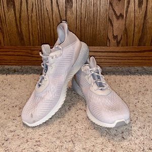 Adidas Alpha bounce Silver/white Men’s size 8.5